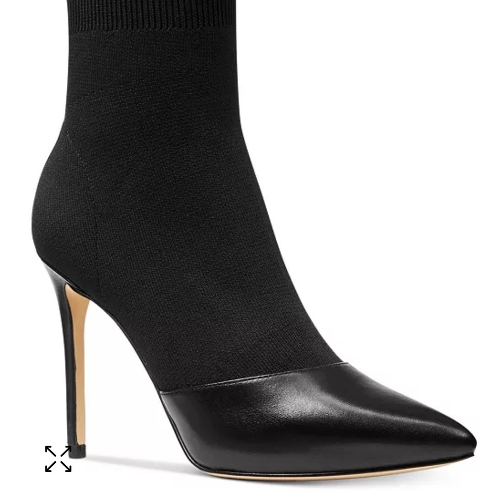 Michael kors 
Vicky Logo Tape Knit Ankle Boot 8